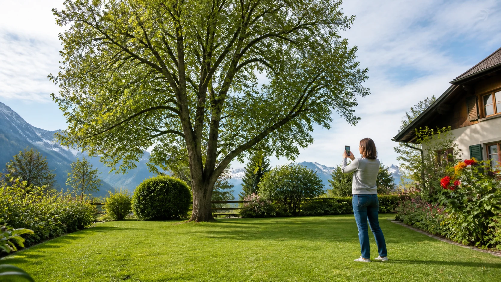 L'observation d'un arbre depuis le sol fait partie des informations qui aident à préparer un dossier, sans établir de diagnostic.
